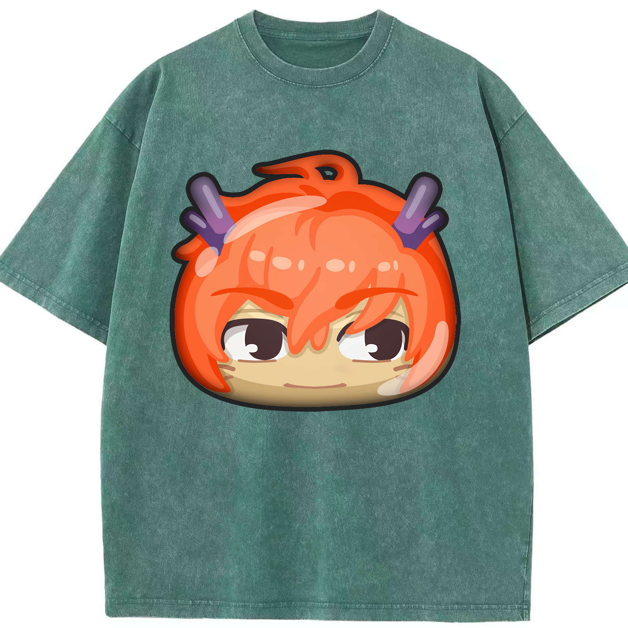（画像用） 妖怪ウォッチ Yo-kai Watch 綿100% ヴィンテージ風 半袖Tシャツ（フロントプリント）